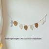 Wall Hanging Boho Handmade Cotton Rope Leaf Tapestry Macrame Wall Decor for Living Room Bedroom Minimalist Home Decoration 140cm