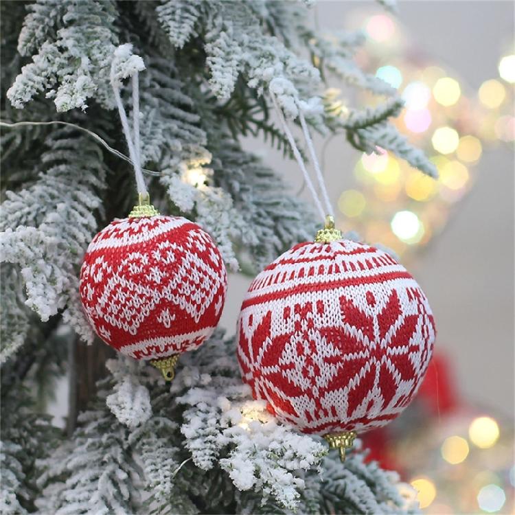 1Box 12Pcs Christmas Ball Christmas Tree Ornament Home Christmas Hanging Pendant