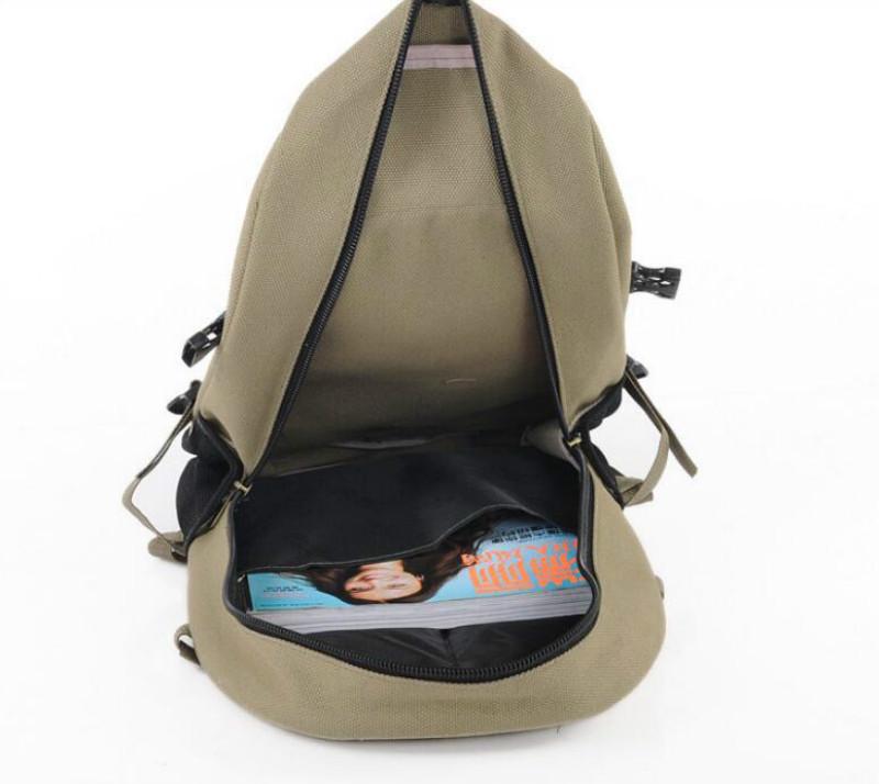 Pánský retro plátěný batoh batoh cestovní sportovní taška školní taška na notebook, turistická taška batohy