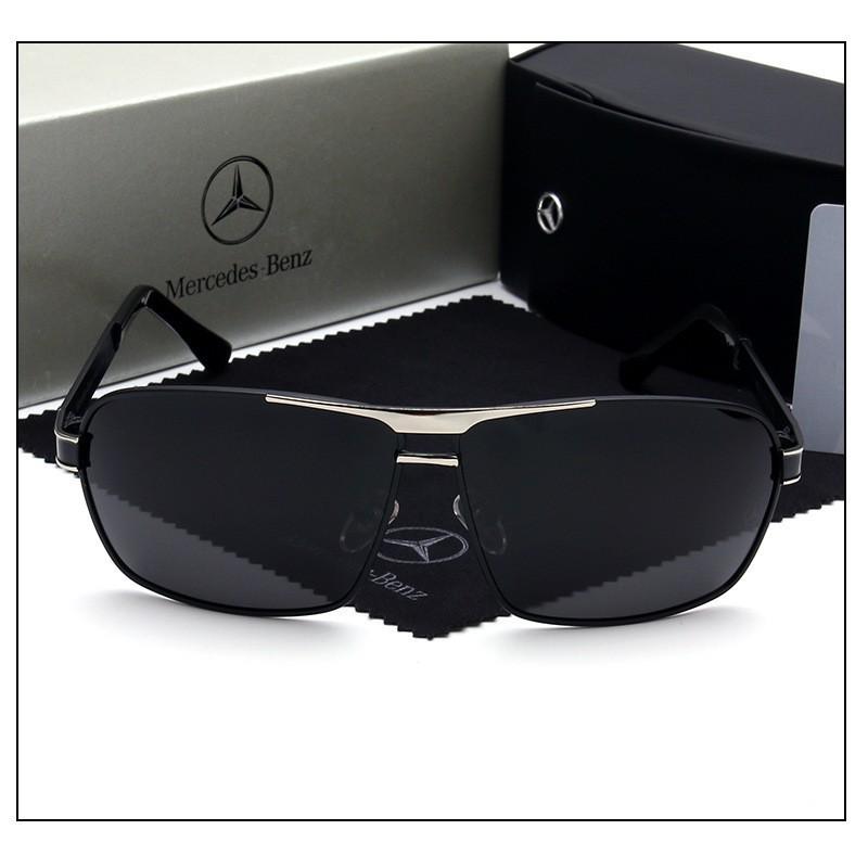 Car Sticker Car High-End Popular Polarized Sunglasses Anti Glare Goggles Mercedes Benz A B C E S SLK ML Sprinter Vito Class GLA