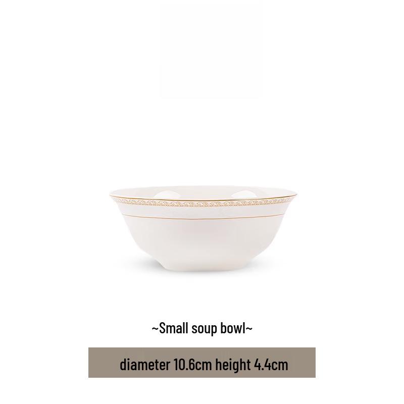 

Ru Han Elegant Ceramic Soup Bowl Set