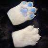 Cartoon Plush Cat Paw Gloves Squeaky Kig Cat Claw Mittens Cute Cosplay Props  Party