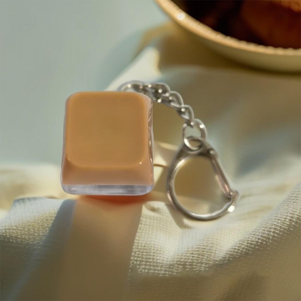 Nycklar Knapp Fidget Nyckelring Med Ljus Klicker Leksak Avslappnande Klämleksak