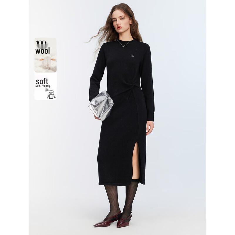ELLE Women s French-Inspired Knitted Dress M