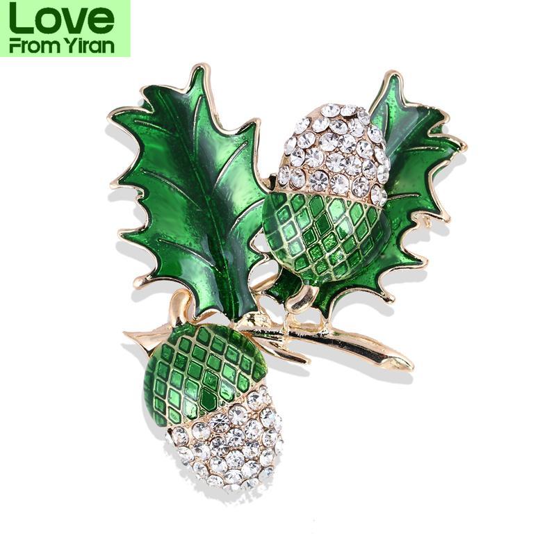 

Высококачественный изысканный винтажный виноградный зеленый лист, женский антибликовый шелковый шарф, брошь с пряжкой, корсаж