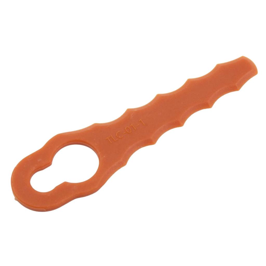 Blade Trimmer Blades 79x19mm Orange Color Plastic Replacement Parts Garden Hand Tools For Worx WG150/WG151/WG151