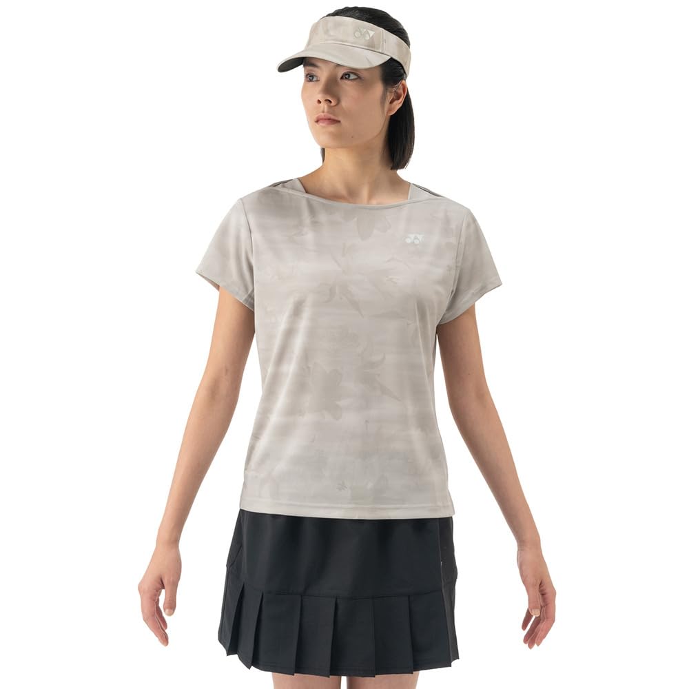 YONEX Game Greige Size L Women's Shirt, 20908, (796),