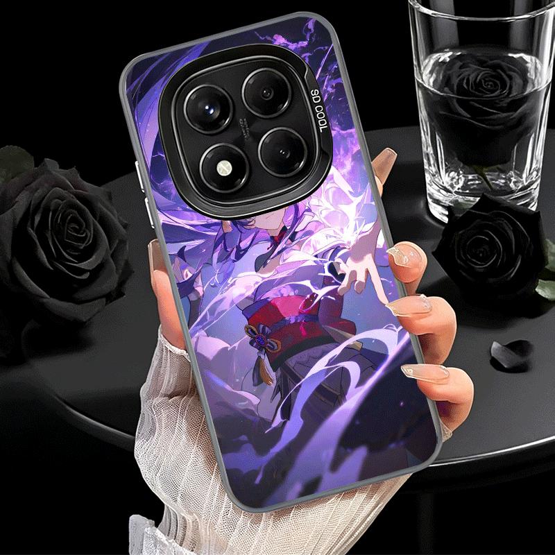 Genshin Impact Raiden Shogun Soft Phone Case for Xiaomi Redmi Note 13 14 15 Pro Plus 12S 12 11S 11 11T 10S 10 Shockproof Cover B