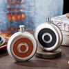 8Oz Flask Faux-Leather Wrap Flask Stainless Steel Hip Flask
