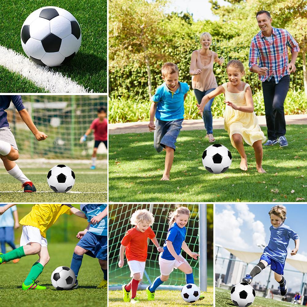 Silent Football Squeezable Mute Bouncing Basketball Soccer Football Ball Toys Indoor PVC Sports A1W8