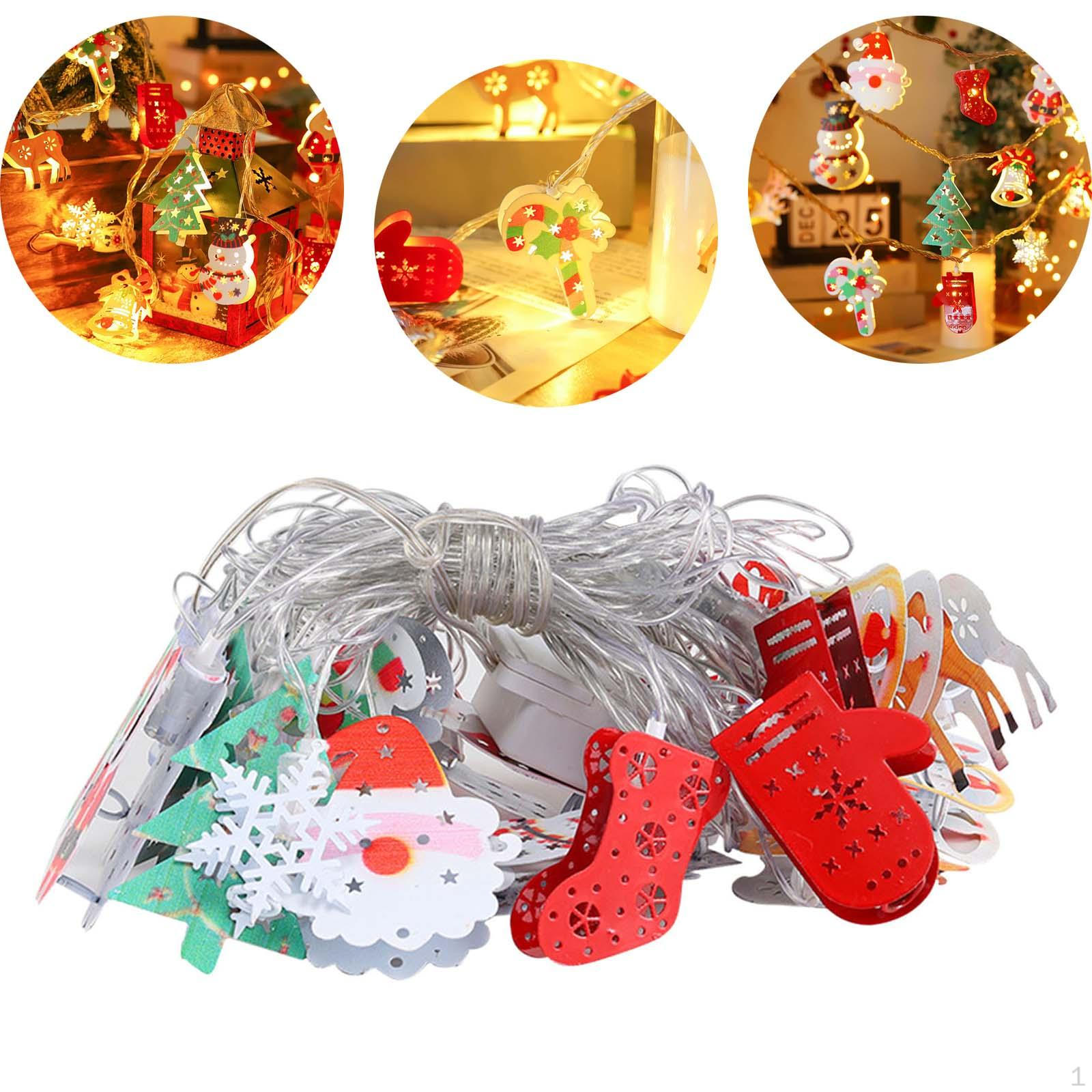 LED Christmas Lights,Outside Hanging Lights,USB Xmas Lights,Christmas Decoration for
