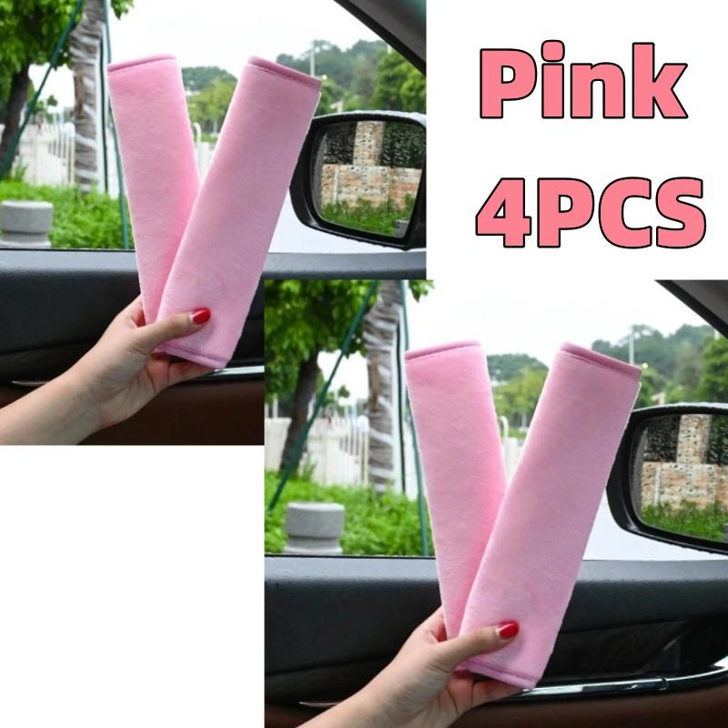 2PCS Plush Seat Belt Shoulder Protectors, Car Seat Belt Protectors are Soft and Comfortable