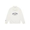 MLB Preppy Stil Kollektion New York Yankees Sweatshirt Unisex Creme 3AMTV0244-50CRS