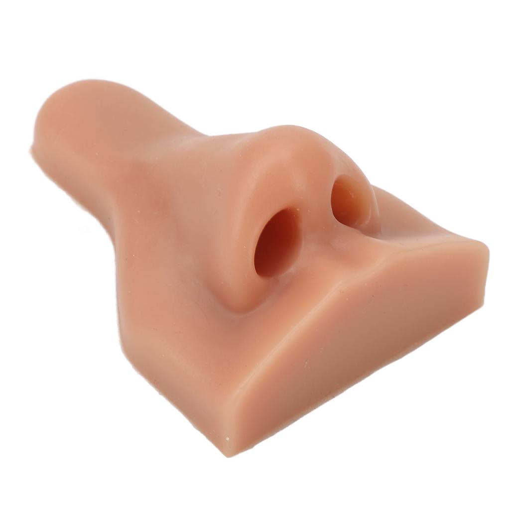 3D Silikone Næse Model Fleksibel Falsk Næse Øvelsesmodel til Øvelse af Suture Smykkedisplay