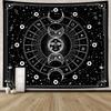 VIKAMA Star and Moon Tapestry Constellation Boho Living Room Bedroom Meditation Room Decoration