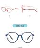 Children's Anti-Blue Light Polygon Glasses, No Prescription, TR90 Frame.