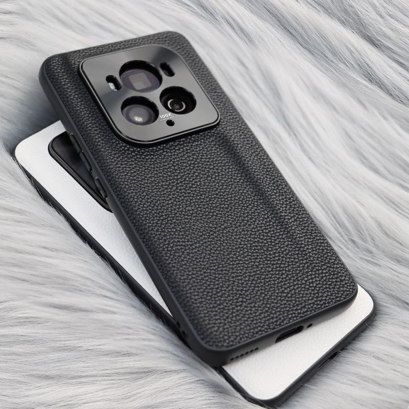 Honor Magic6 Ultimate Edition Metal Lens Ring Leather Cover