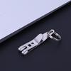 1-10 STK EDC Taschen-Ausrüstung Taschen-Aufhängungsclip Mini Taschen-Aufhängungsclip Kleiderbügel Edelstahl mit Schlüsselanhänger Outdoor-Ausrüstung