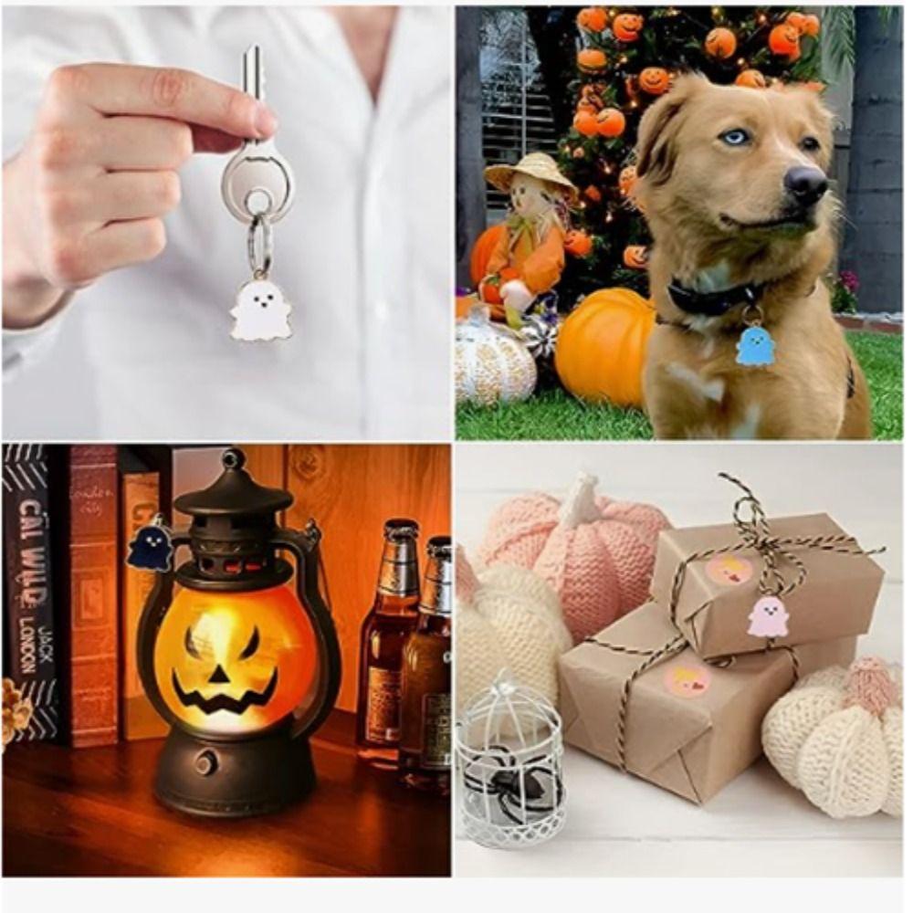 Slitinová smaltovaná bílá kouzla ducha duchů