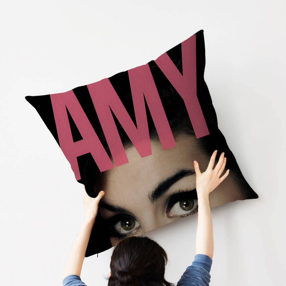 Famous Music Singer Amy Winehouse Pillow Anime Pillow Sofa Bed Head Pillow Cover Cushion Cover 45x45 cm Fashion