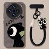 Luo Hei Hei mobile phone case is suitable for vivox300ultra silicone 200s lanyard 100pro cute x300s soft case
