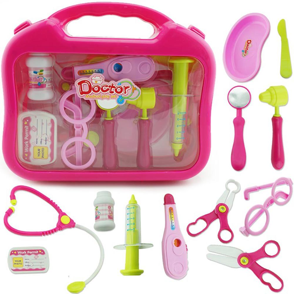 Kinderen Rollenspel Doktersspeelgoed Medische speelset Kit Stethoscoop en jas Medische kit Draagtas Stethoscoop Speelgoed voor kinderen