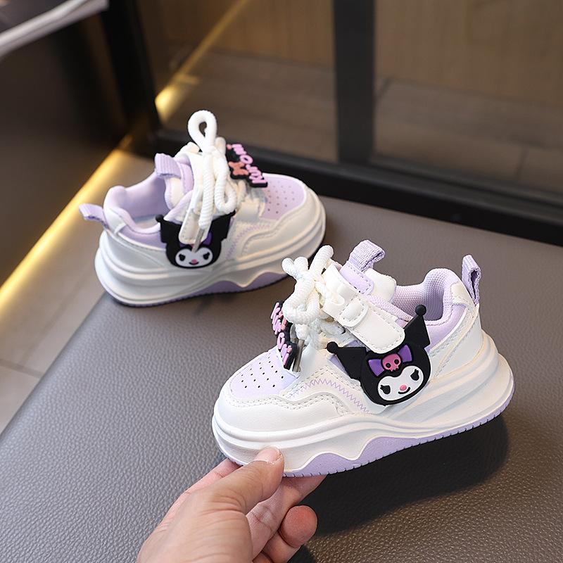 New Model Children's Board Shoes - Girls' Sports Shoes with Breathable Soft Sole and Casual Design
