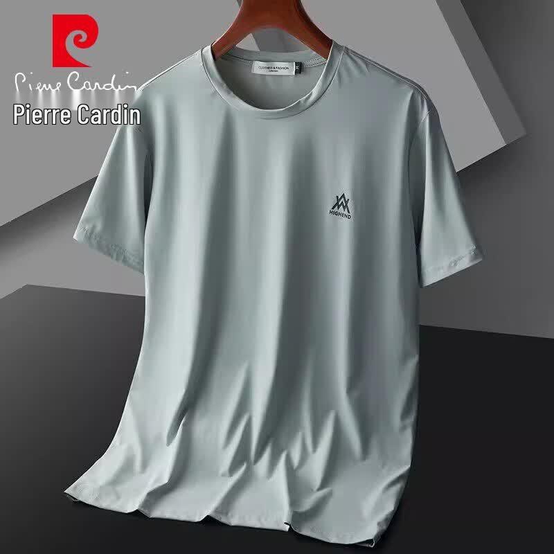 Pierre Cardin Men's Ice Silk Quick-Dry Short Sleeve T-Shirt