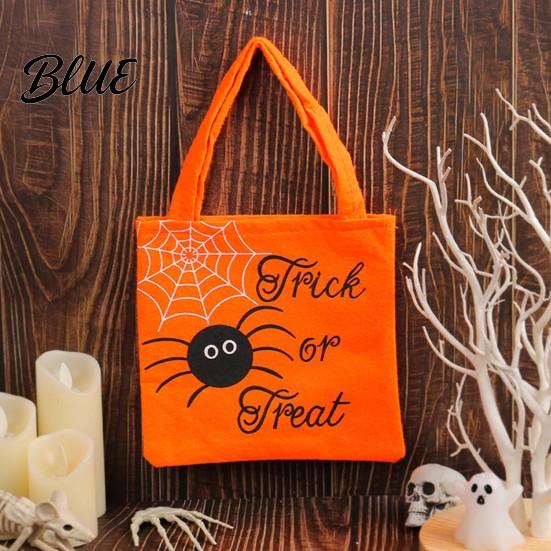 Festival Treat Carrier Tote Bag Bag Fabric Non-woven Halloween Candy Trick or with Pumpkin Gift Ghost Patterns Large Capacity