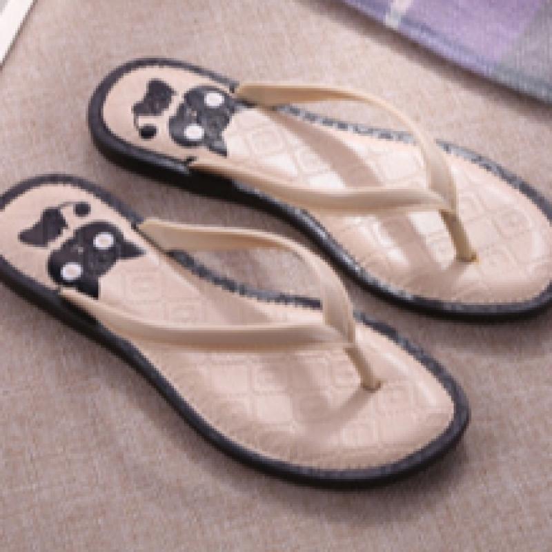 Shop Resort Female Beach Vacation Summer Character Flat Slippers Won Wse W3dee