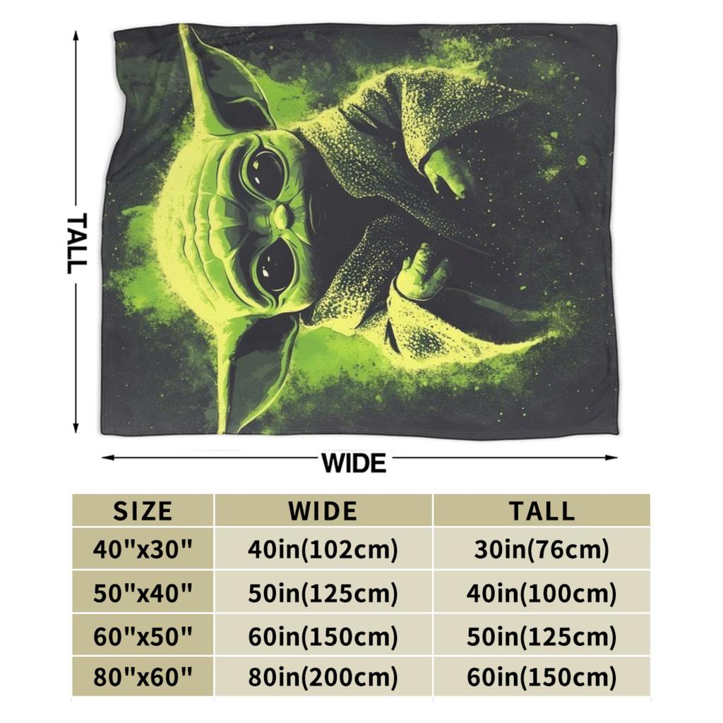 Grogu W-Warss Baby Yodas Blankets Quality Soft Warm  Bedding Throws Autumn Decorative Living Room Graphic Bedspread