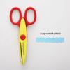 Children's Safety Scissors for Crafting, Ages 3-6: Fun Lace and Photo Cutting Tools for Kindergarten and DIY Albums
