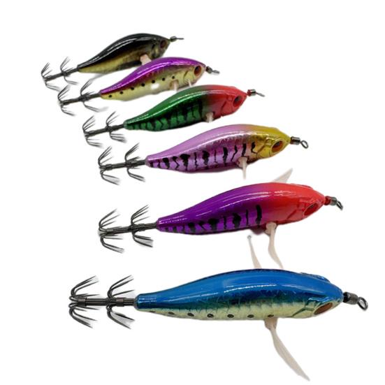 Fishing Lure Bait Sharp Hook Realistic Design Bright Color Fishing Tackle with Barbs Colorful Fishing Lure Kit