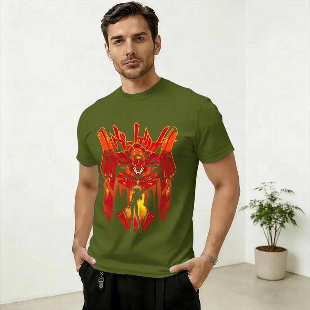 Evangelions EVA Zero 01 TShirt Summer Cotton T Shirts For Unisex Novelty Casual Tee Shirt ShortSleeved Y2K Funny Tops