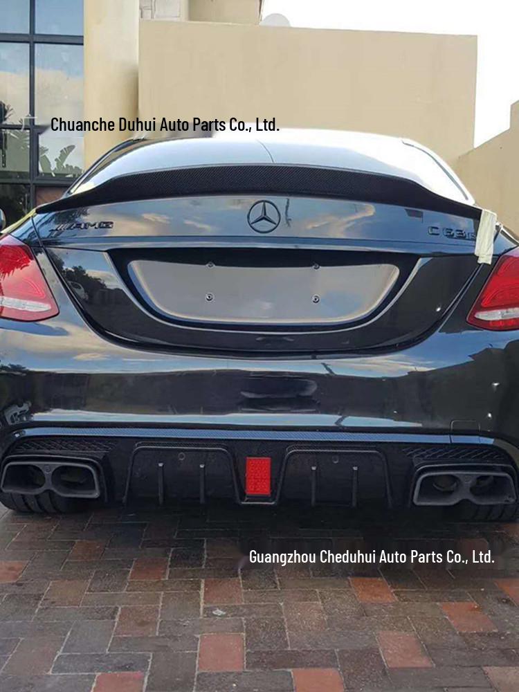 Modified Mercedes-Benz E-Class W213 AMG Brabus E63 Quad Exhaust Tailpipe