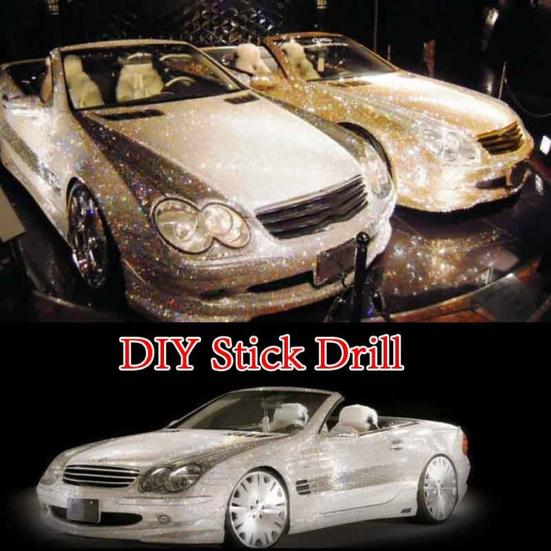 Autocolant autocolant auto-adeziv autocolante pentru mașină cu stras sclipitor pentru decorare