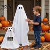Mysterious Lawn Decorations for Party Halloween Ghost Dog Decoration, Spooky Ornament with LED Lights And Floating Decor Entryway Remote Control,