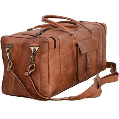 Leather Duffel Bags  Leather Overnight Bags, Leather Travel Bags, Leather Travel Luggage, Leather Luggage Bags For Men and Women