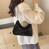Unique Design Purse Women's 2024 New Spring Summer Versatile Single Shoulder Crossbody Bag Sparkling Chain Armpit Bag