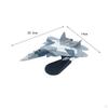 1/100 SCALE SU 57 Fighter Diecast Model High Detailed Collection Aircraft Airplane Display for Cafe,
