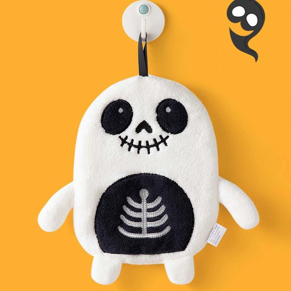 Thickened Small Towels Soft Cleaning Towels Halloween Hanging Hand Towels  Home Decor