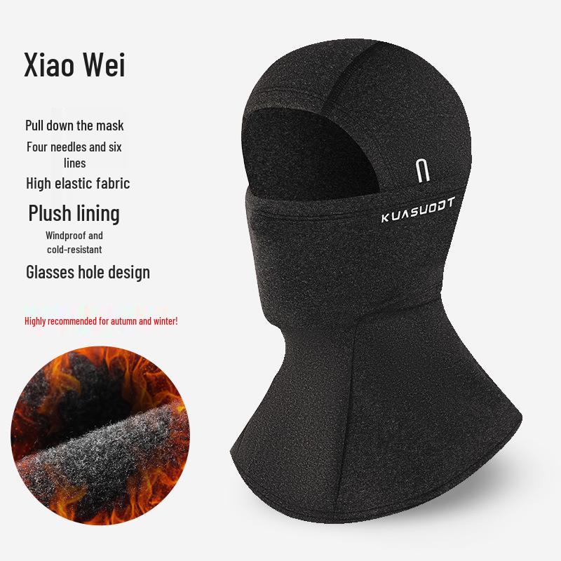 Warme Fleece- Sturmhaube: Winddichte Vollgesichts-Motorrad-Skimaske für Männer & Frauen