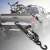 Retractable Belts with S Hook Motorcycles Ratchet Strap Heavy Duty Auto Retractable Ratchet Strap for Trailers Vehicles Boat