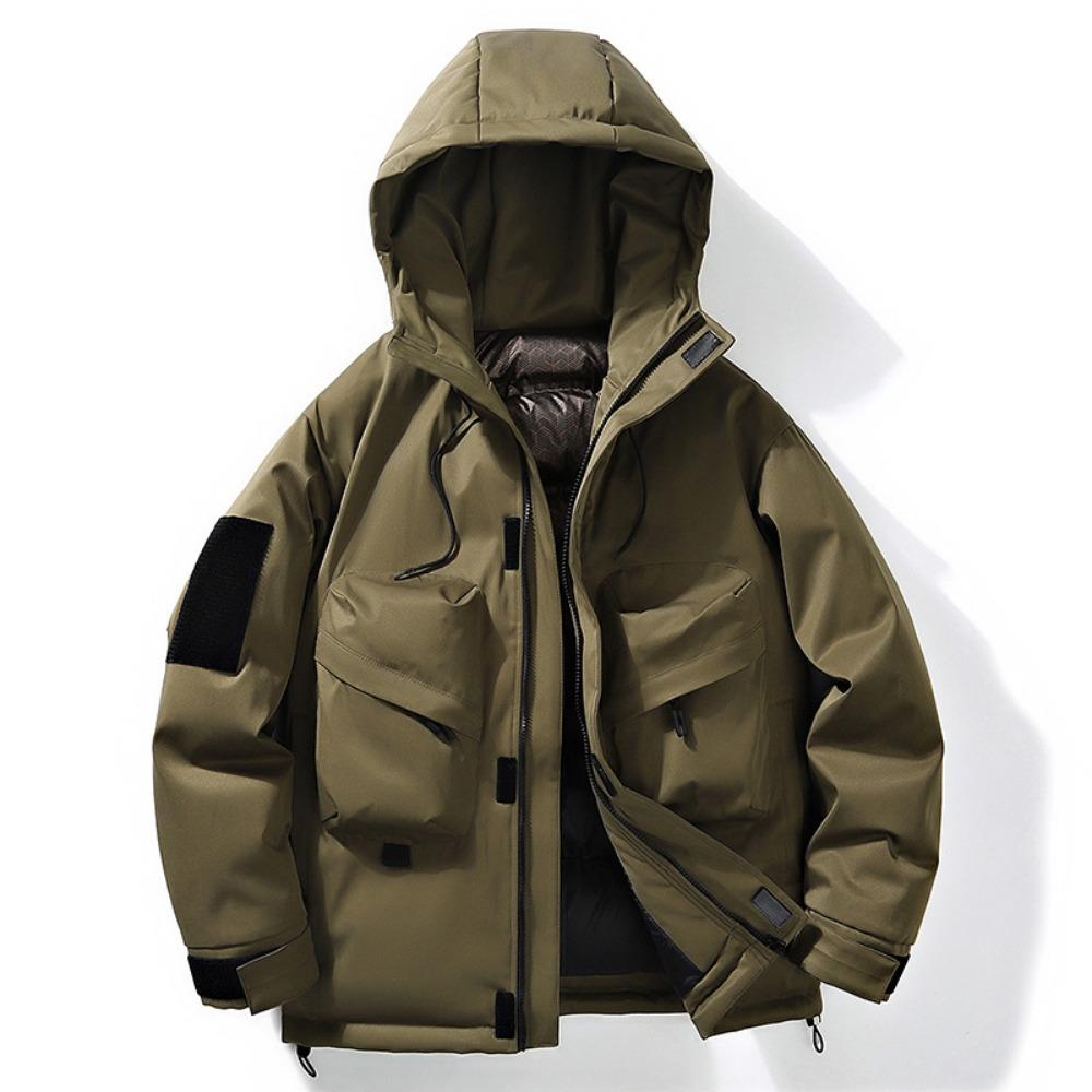 Thickened outdoor cotton-padded clothing fashion jacket cycling autumn and winter cotton-padded jacket men's jacket