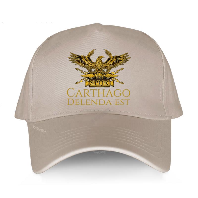 Black Casual Boys Printed Baseball Cap Hip Hop CARTHAGO DELENDA EST Man Women Summer Hat Outdoor Snapback Caps Sport Bonnet