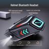 Bluetooth K07 Helmet Headset with Ambient Light, Long Battery, Dual Ear Stereo Sound, Noise Cancelling, Compatible with Various Helmets.