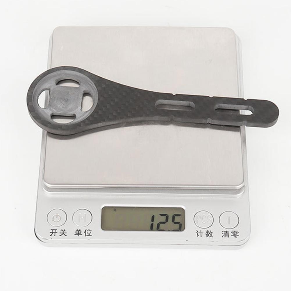 Carbon Fiber Bicycle Computer Holder Road Bike Stopwatch Speedometer Mount Holder Cycling Speedometer Support Holder for Garmin