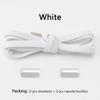 1 Pair Flat Shoe Laces for Sneakers Elastic Shoelaces Without Tie Convenient Quick On And Off Lazy Shoelace Accessories
