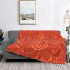 Blanket Minimalist Fire Red 883 The Last Airbender Tla Air Nomads Air Nomad Air Fire Nation