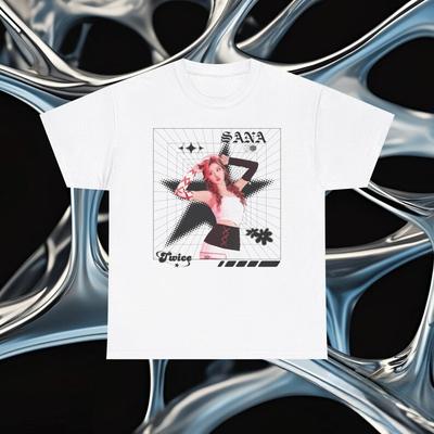 2026 Summer Fashion Trendy Tee Men Women Vintage Top Twice Sana Y2K Star Tee_ K-pop Concert Graphic T-shirt Y2K